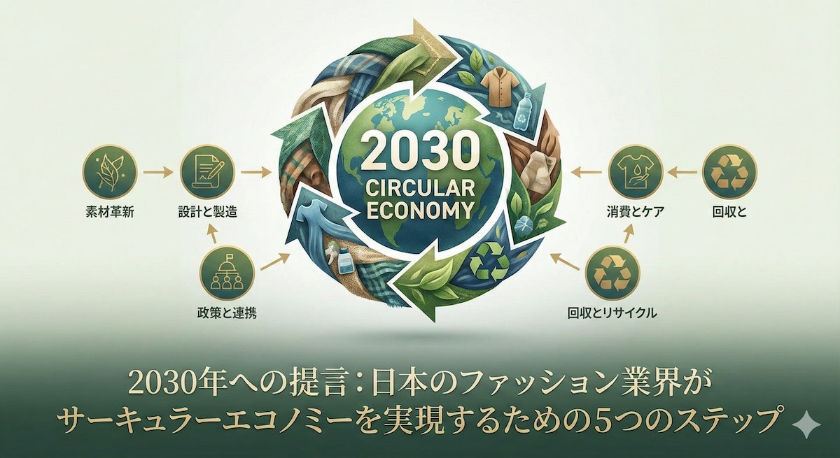 2030年への提言：日本のファッション業界がサーキュラーエコノミーを